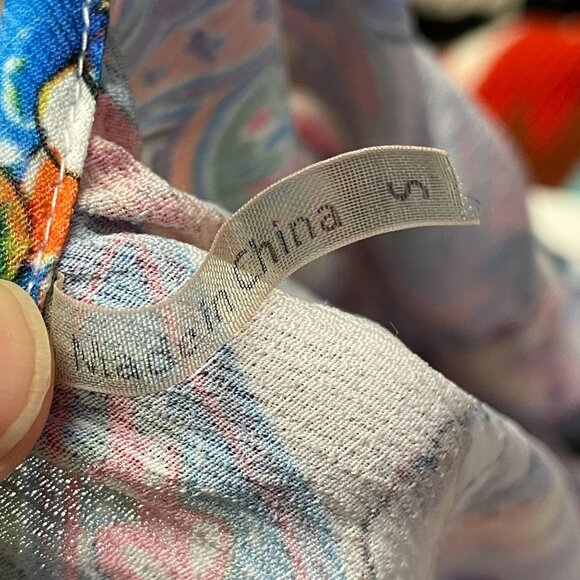 Aratta Silent Journey Womens Festival Maxi Dress Size S Hippie Boho Floral Flowy - Picture 10 of 16